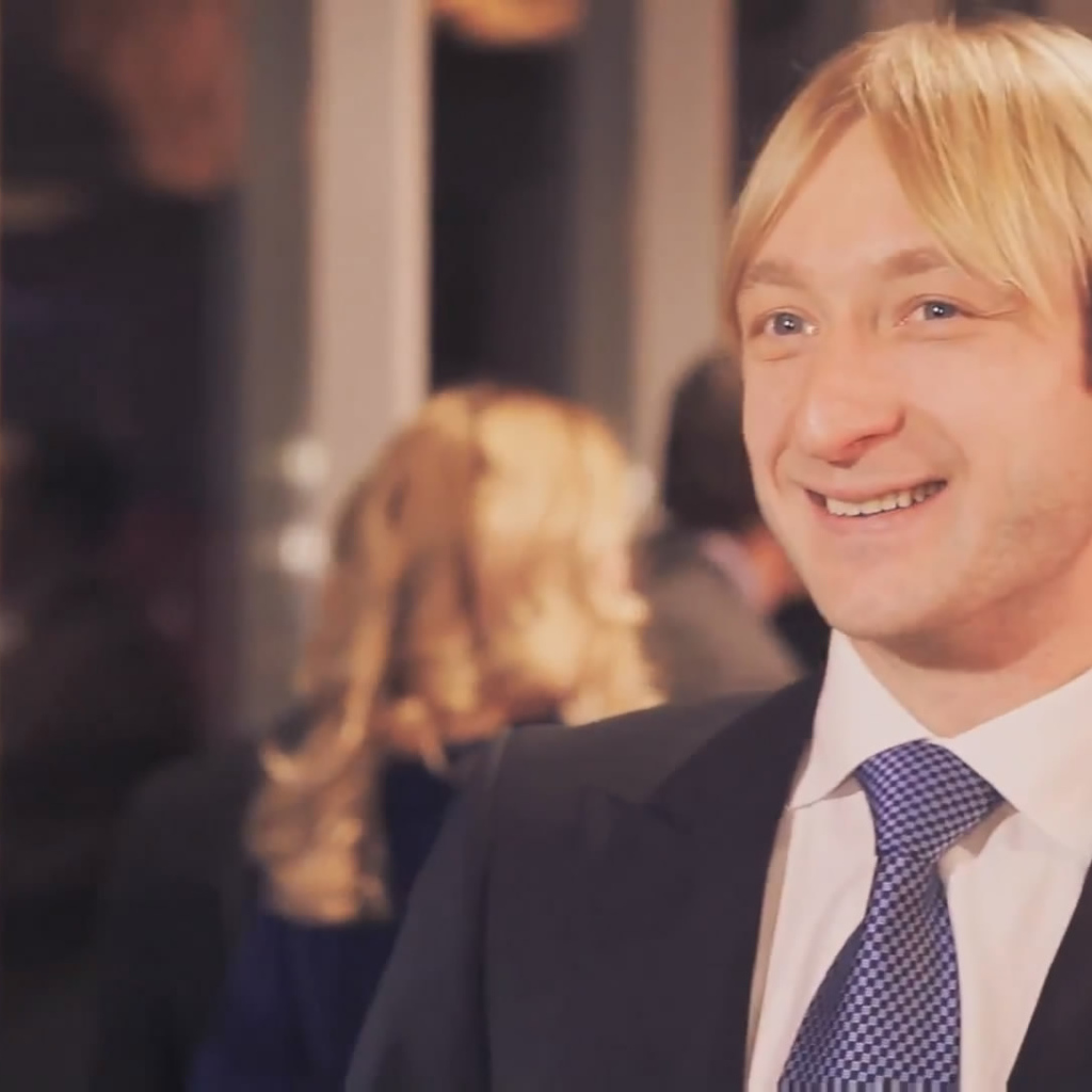 Улыбчивый Евгений Плющенко