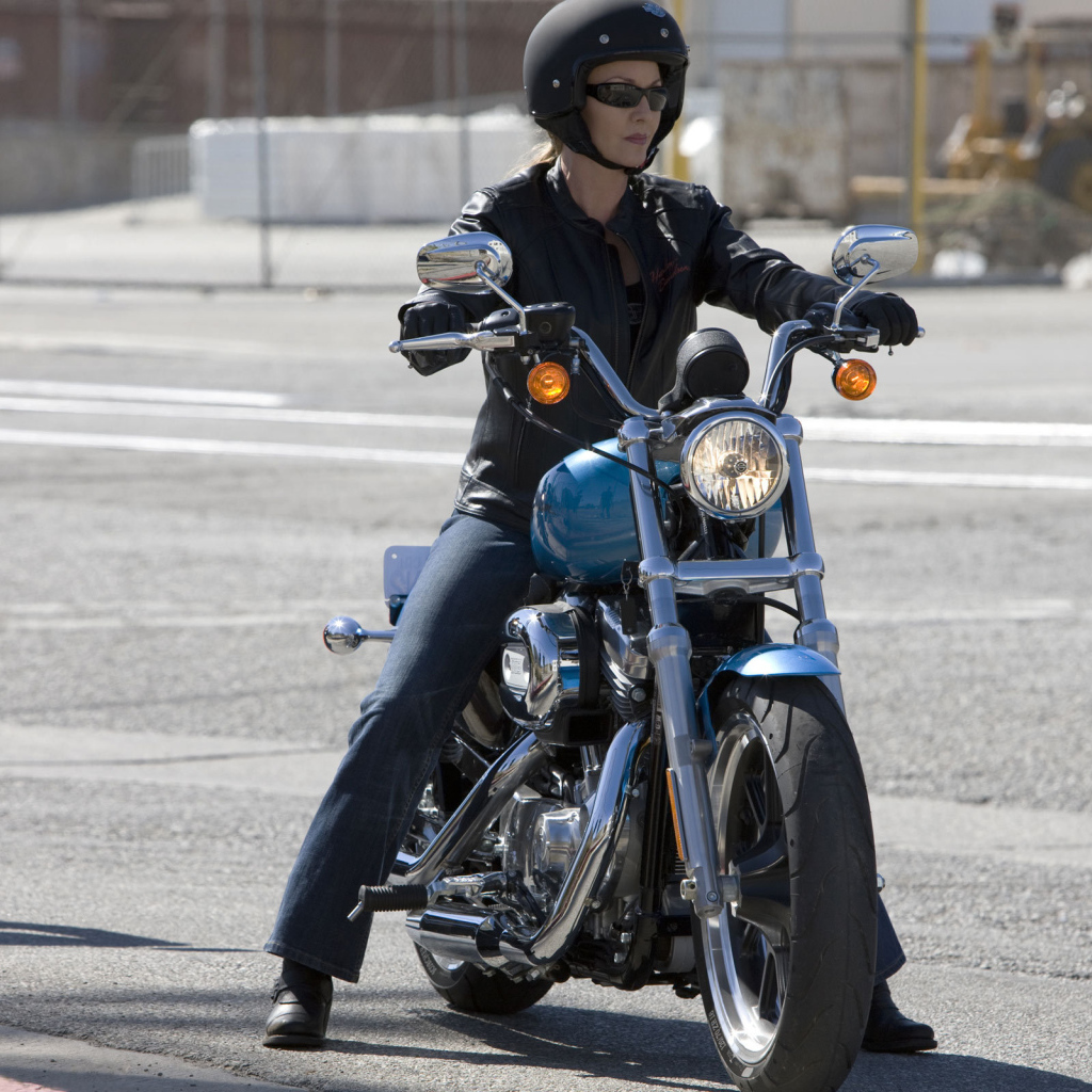 Красивый мотоцикл Harley-Davidson XL 883L Sportster