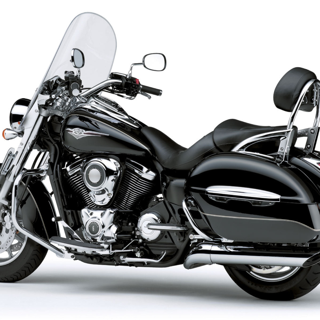 Красивый мотоцикл Kawasaki VN 1700 Classic