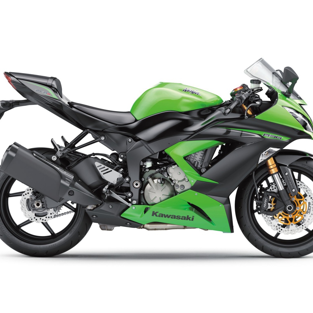Мотоцикл модели Kawasaki Ninja ZX-6R 636 Performance