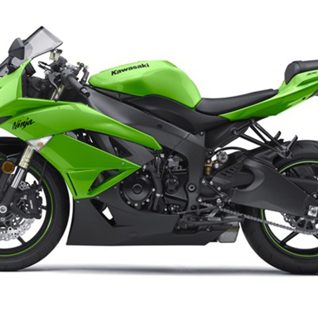 Мотоцикл модели Kawasaki Ninja ZX-6R