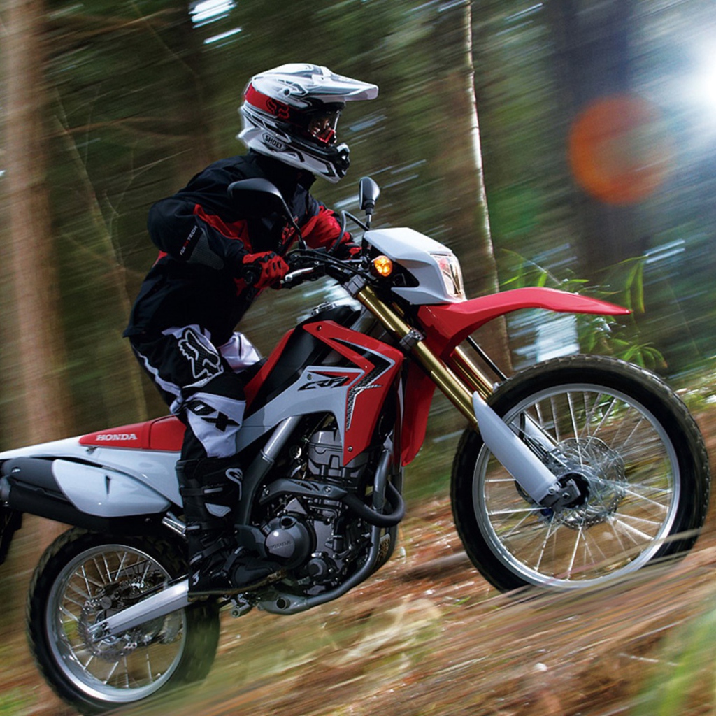 Быстрый мотоцикл Honda CRF 250 L