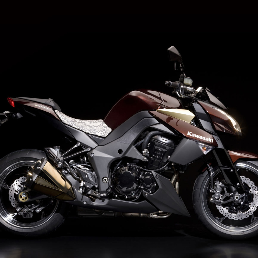 Быстрый мотоцикл Kawasaki Z 1000