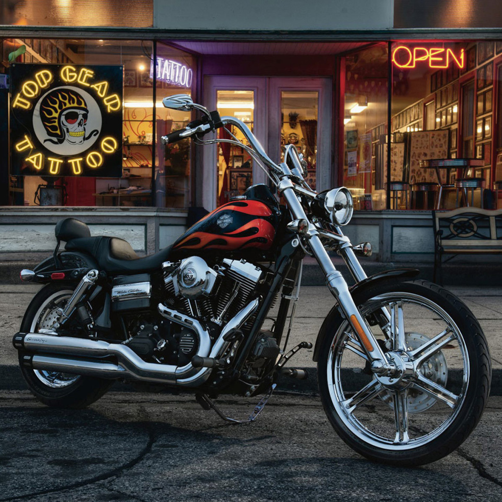 Невероятный мотоцикл Harley-Davidson Dyna Wide Glide