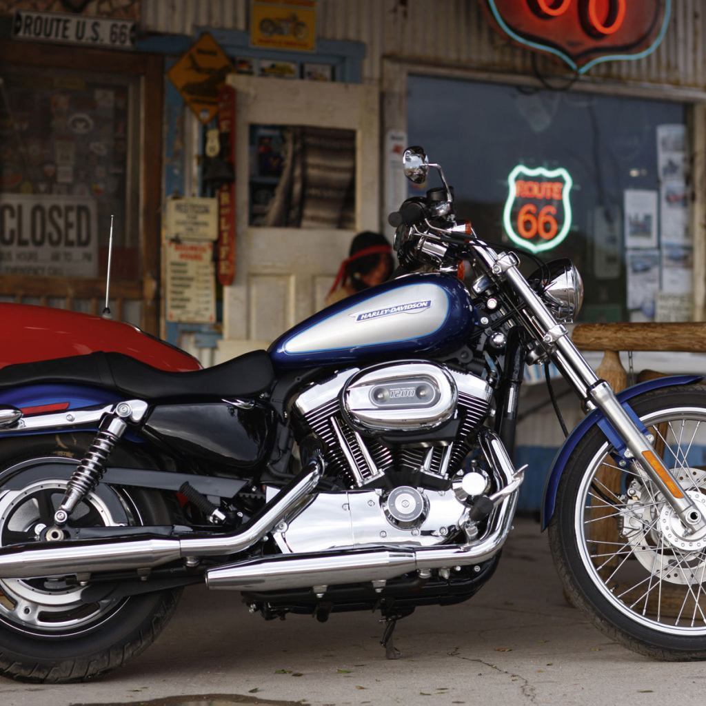 Невероятный мотоцикл Harley-Davidson XL 1200C Sportster Custom