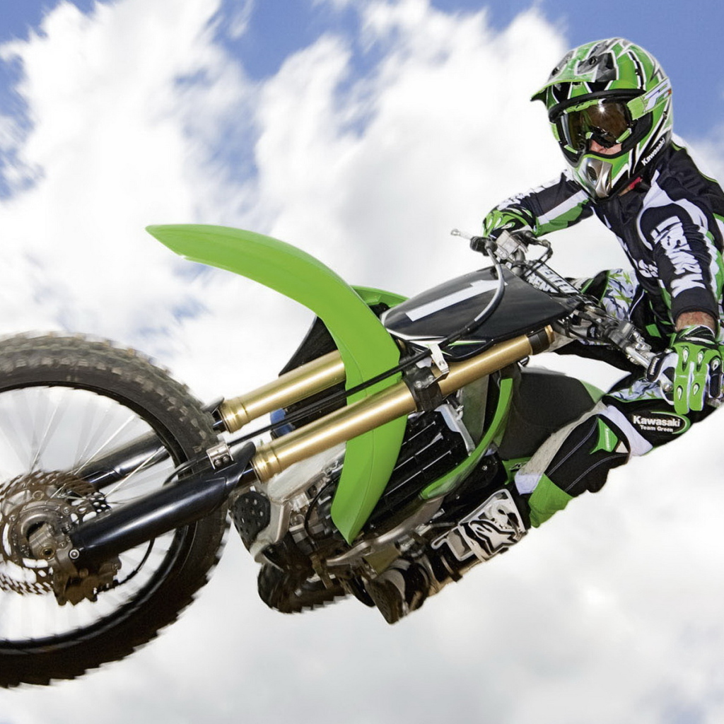 Невероятно быстрый мотоцикл Kawasaki KX 250 F