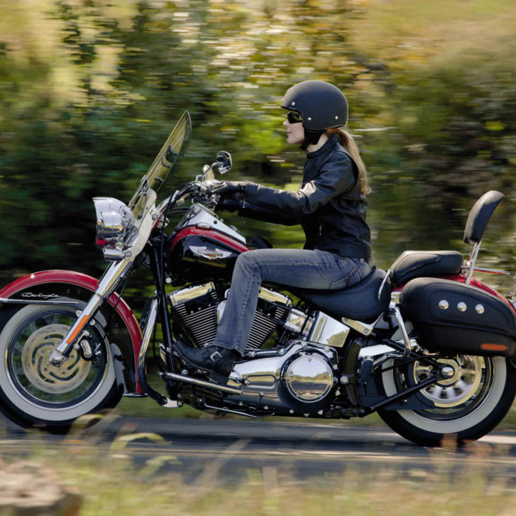 Мотоцикл модели Harley-Davidson Heritage Softail