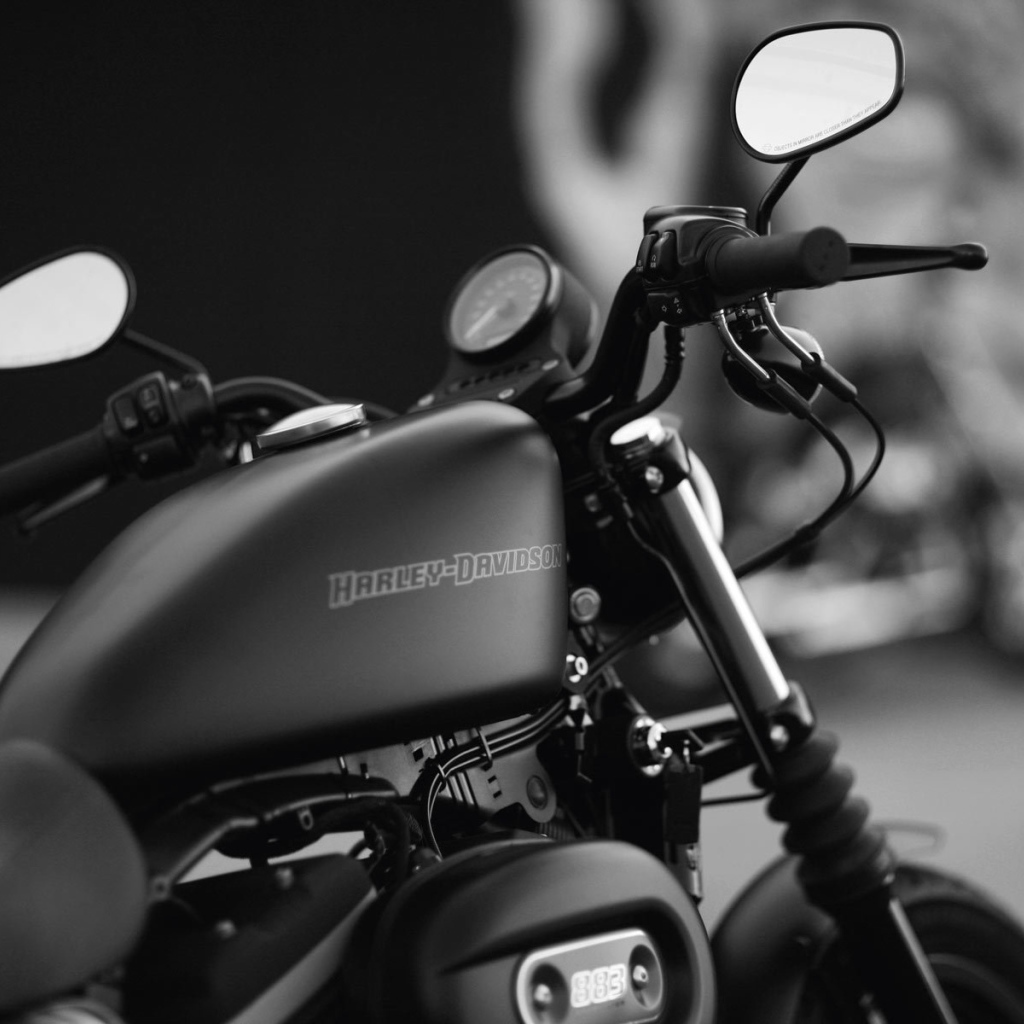Мотоцикл модели Harley-Davidson XL 883N Sportster Iron