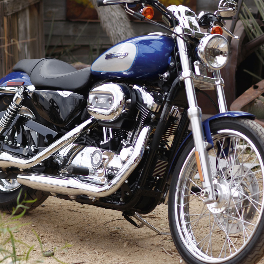 Новый надежный мотоцикл Harley-Davidson XL 1200C Sportster Custom