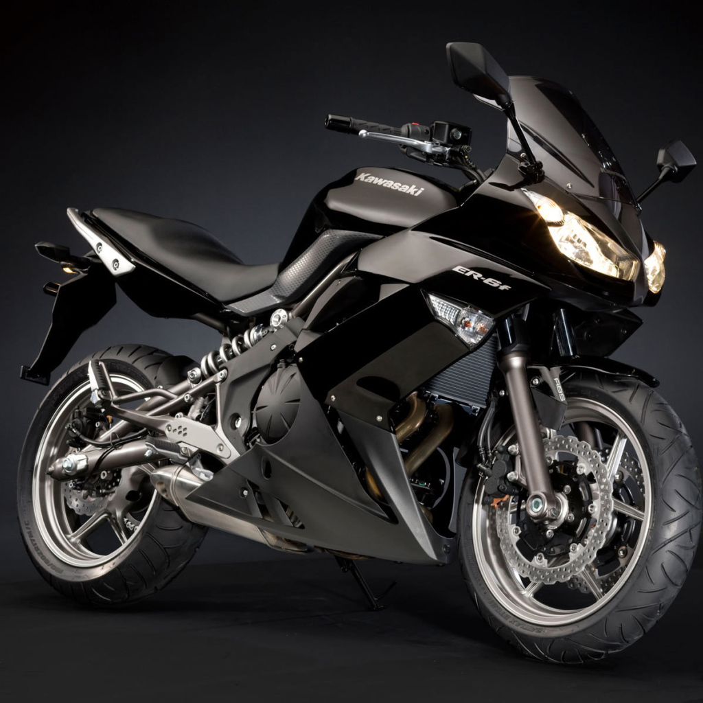 Популярный мотоцикл Kawasaki ER-6f