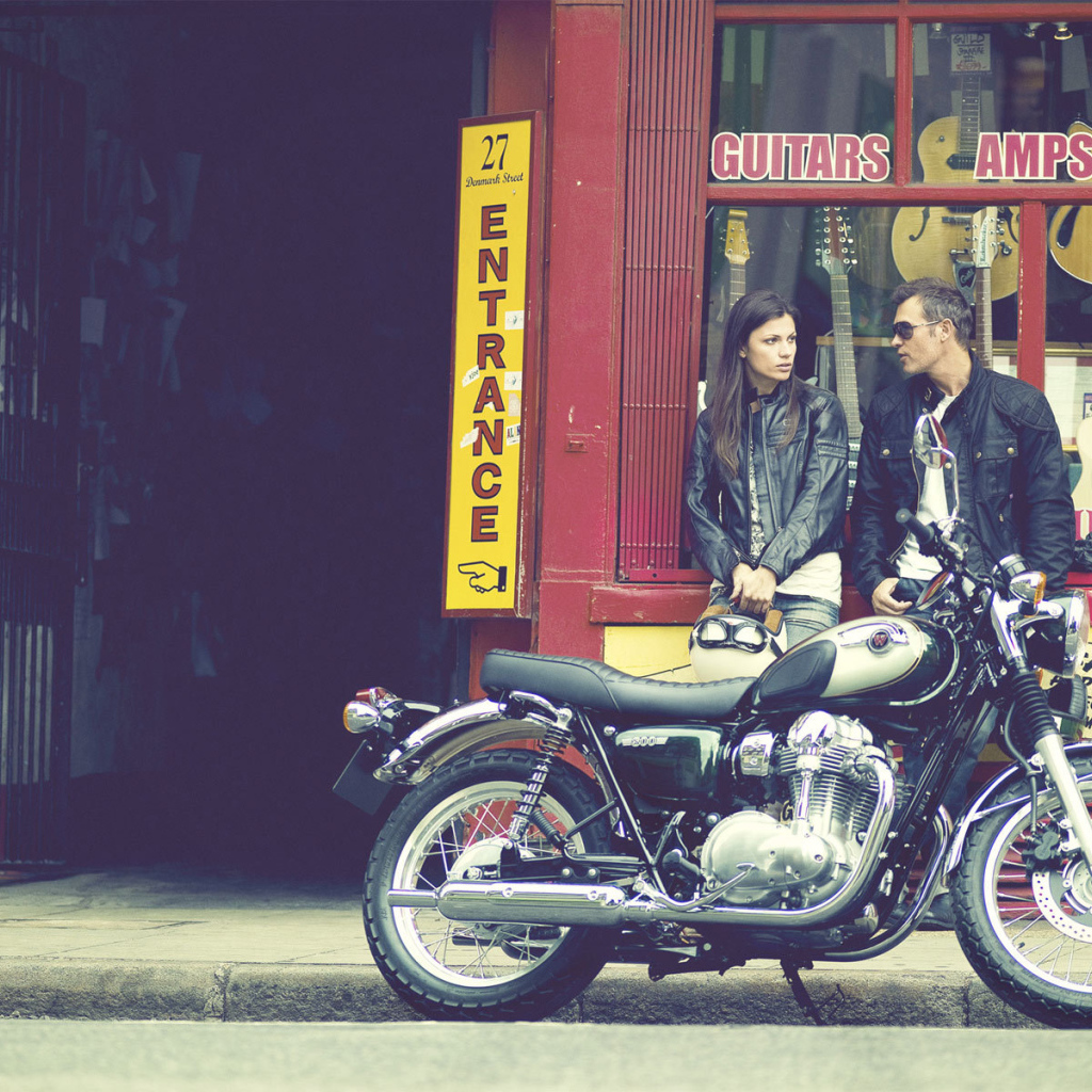 Надежный мотоцикл Kawasaki W 800