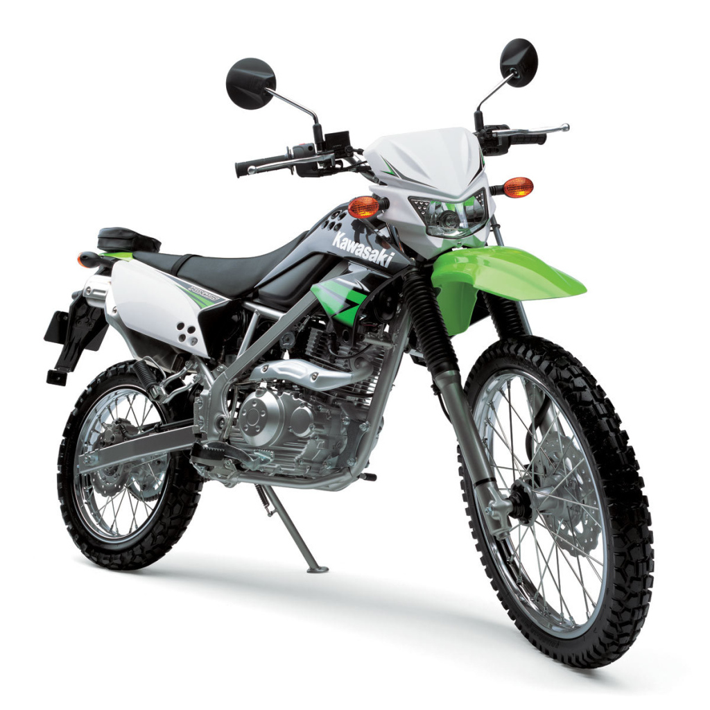 Быстрый мотоцикл Kawasaki KLX 125