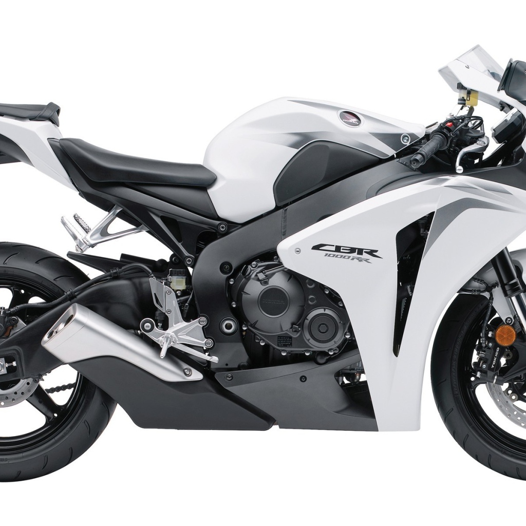 Белый Honda cbr 1000rr