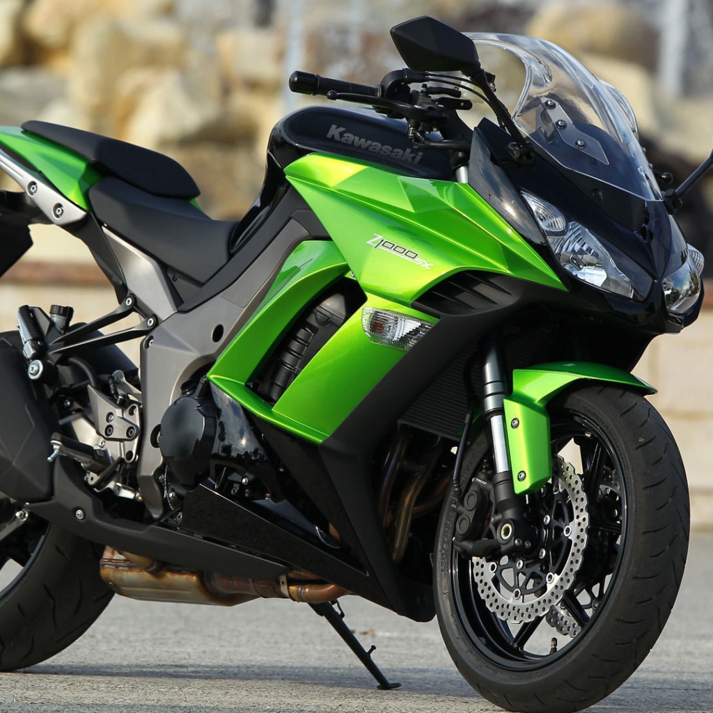 Зеленый Kawasaki z1000sx