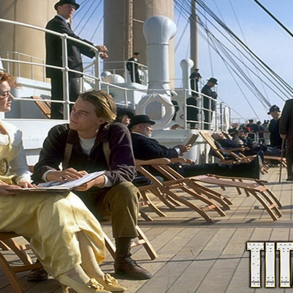 Сцена из фильма Титаник