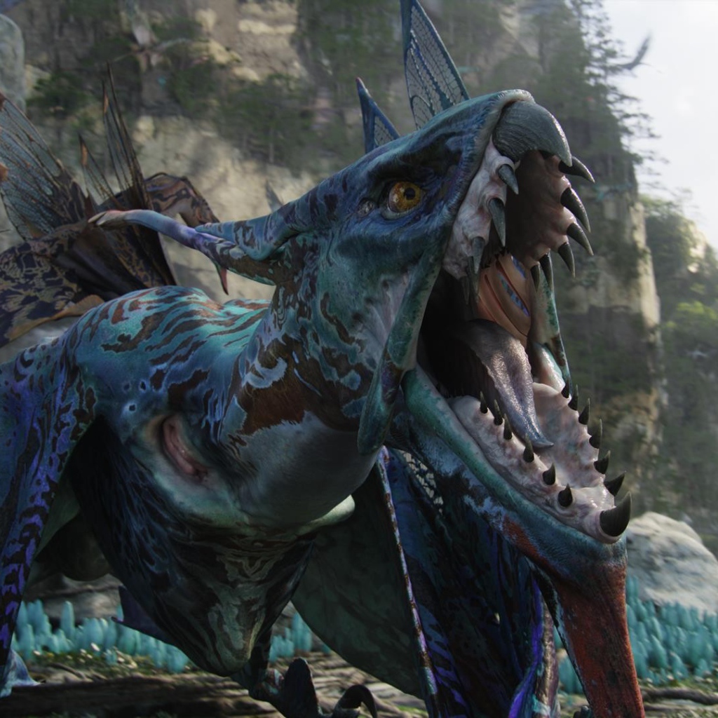 Голубой ящер из Аватар