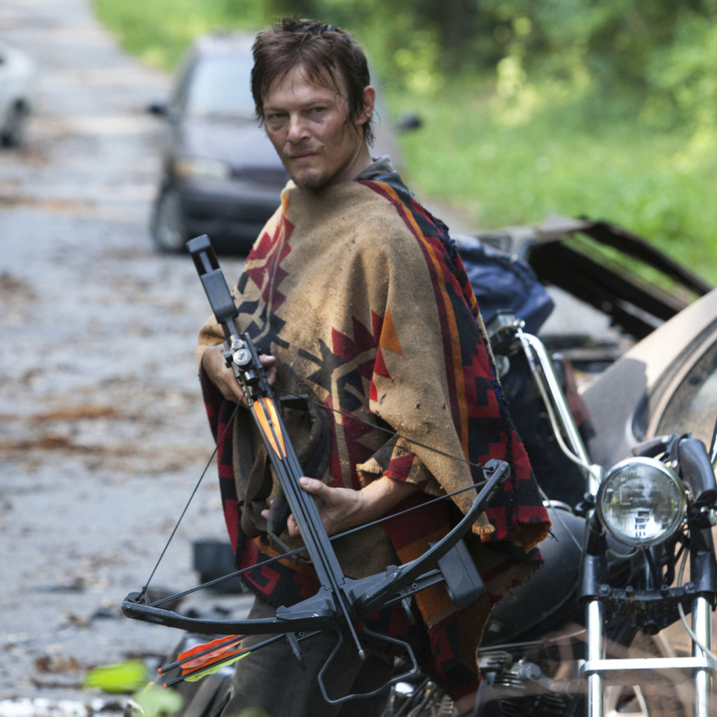 Daryl with a crossbow from The Walking Dead