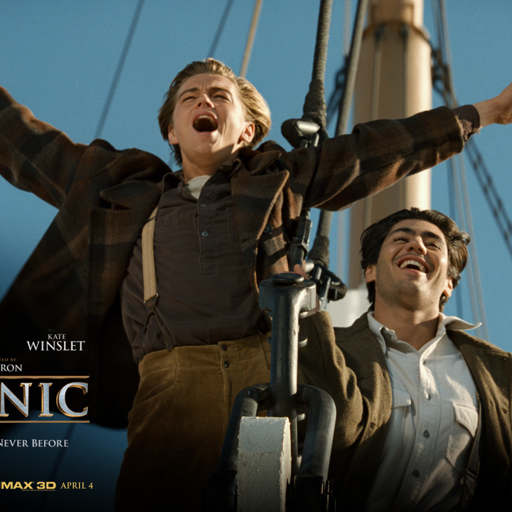 Джек плывет к новой жизни в фильме Титаник