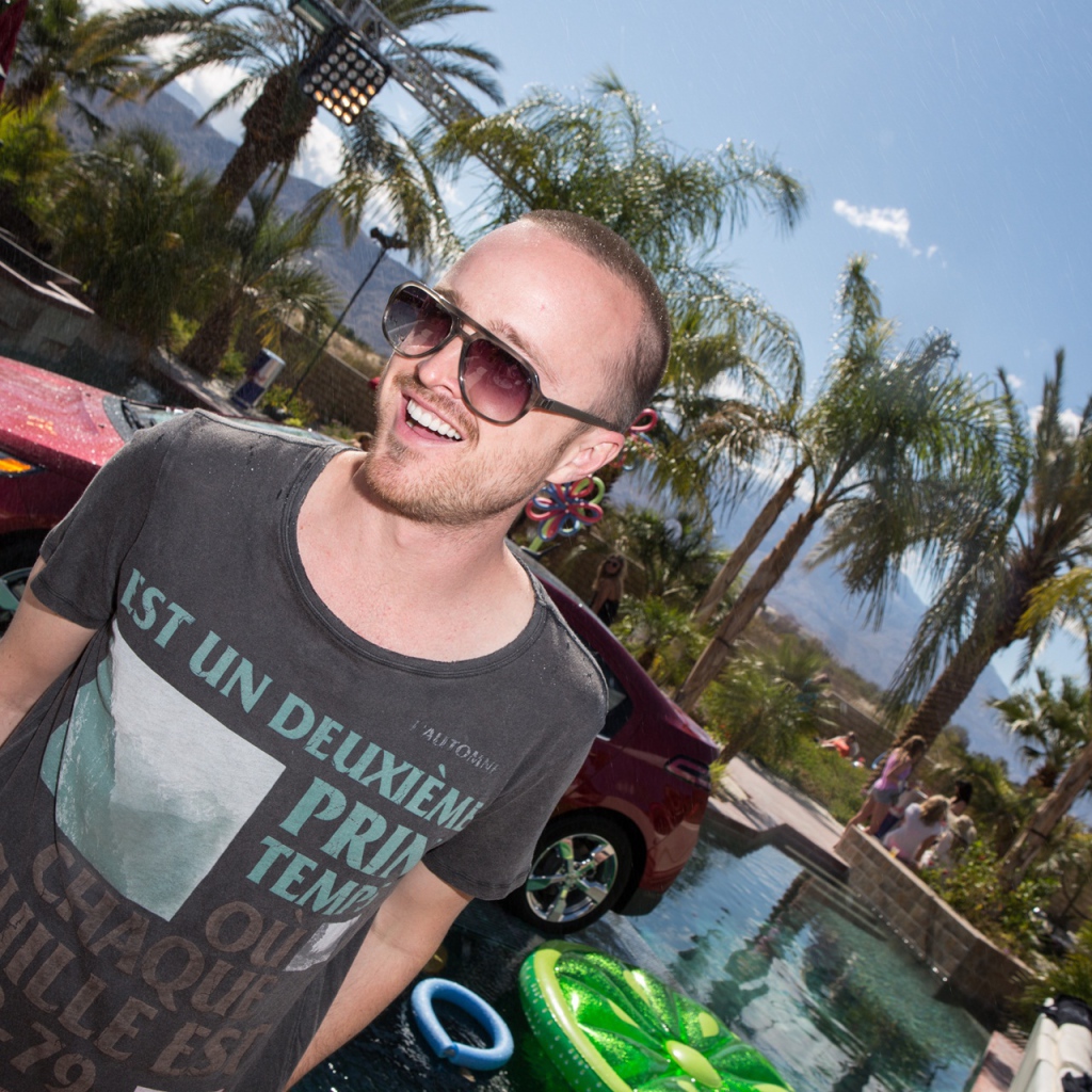 Need for Speed: Жажда скорости Аарон Пол на съемках