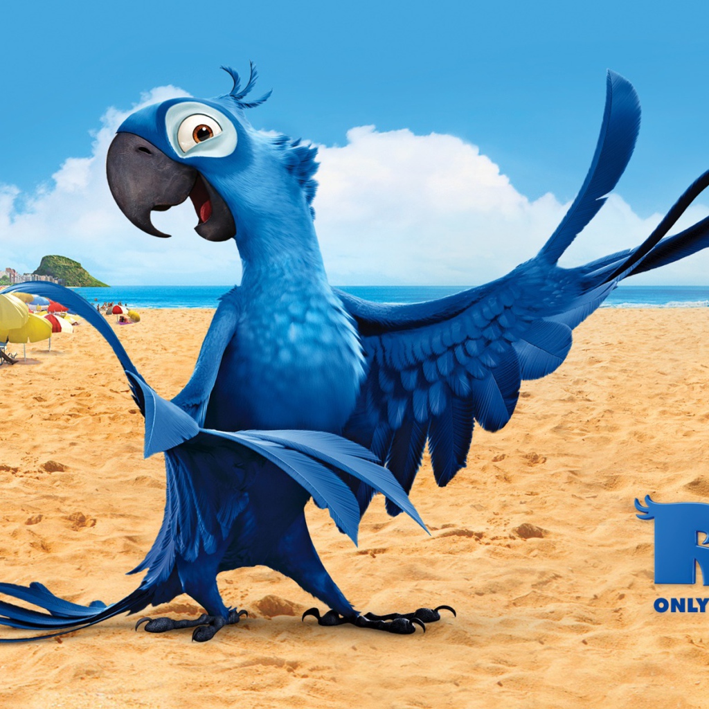Рио 2 голубой попугай