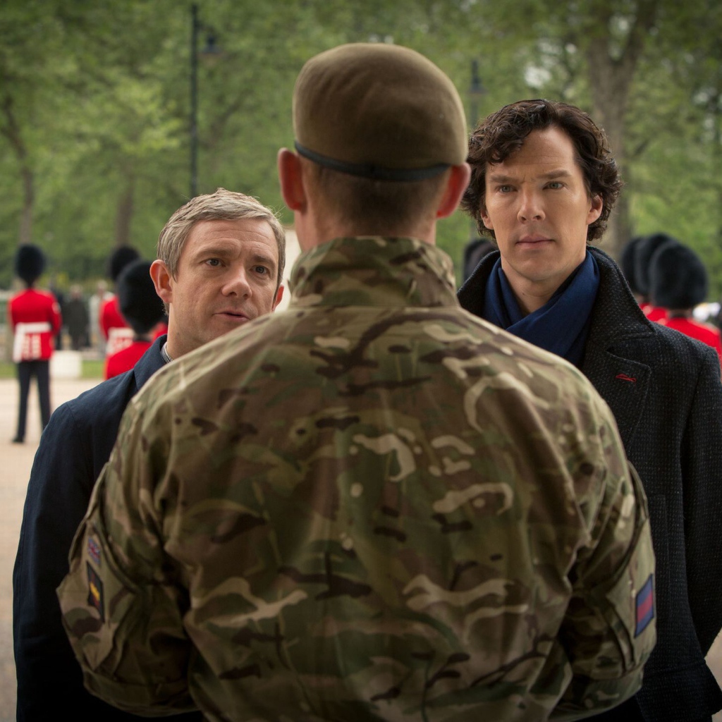 Беседа с военным в сериале Шерлок