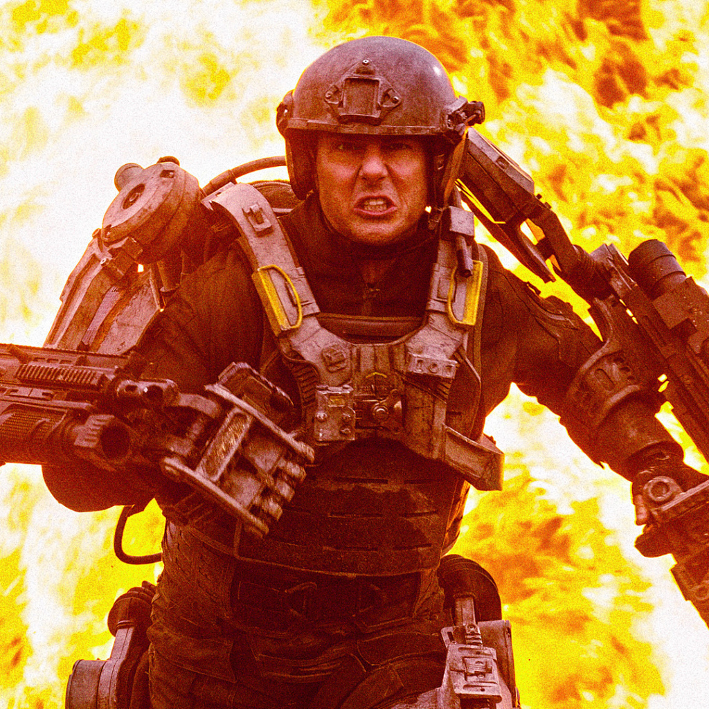 Момент из фильма Грань будущего 2014