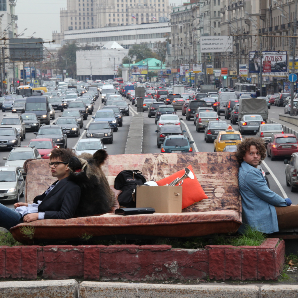 Одноклассники.ru НаCLICKай удачу на фоне Москвы