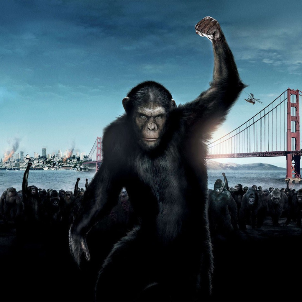  New movie Planet of monkeys Revolution