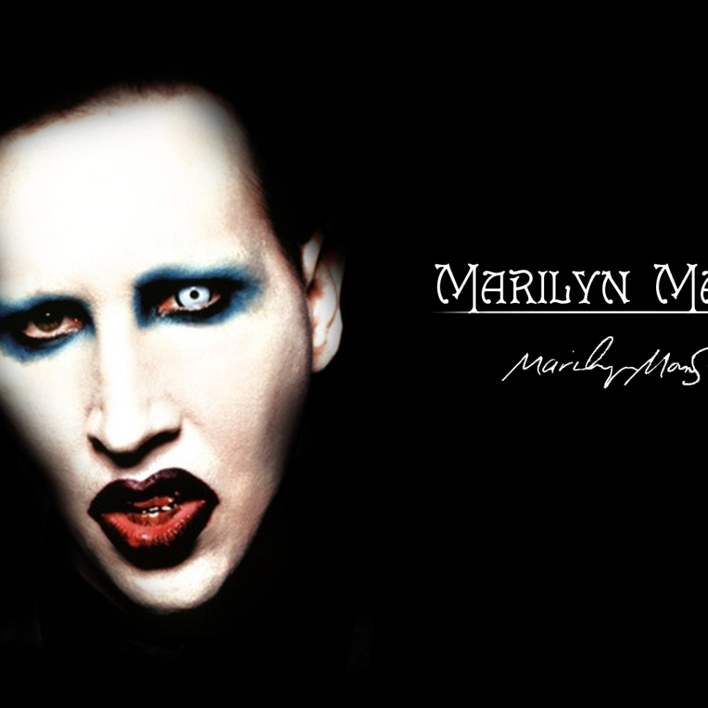 Автограф певца Marilyn Manson