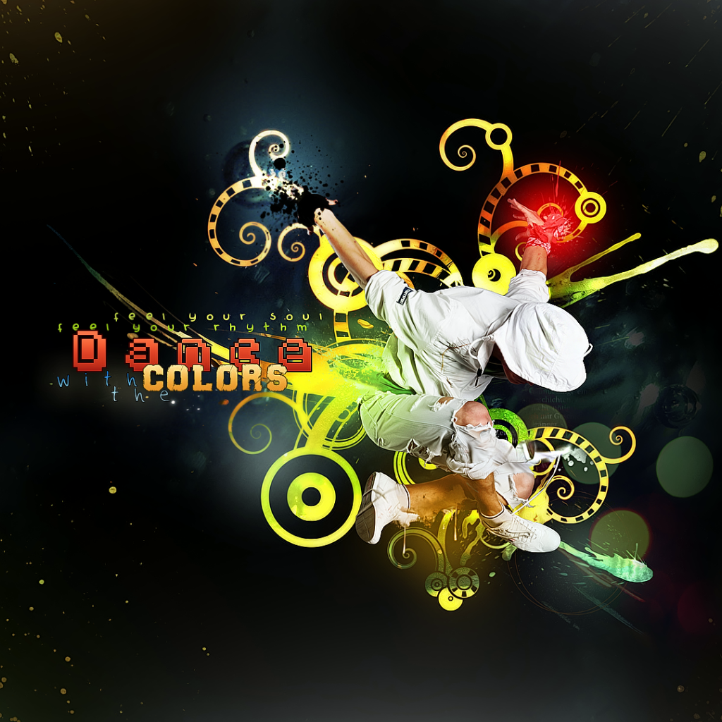 Танец в ярких красках