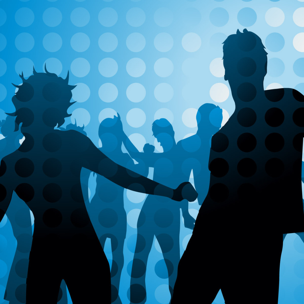 Страстная пара на танцполе