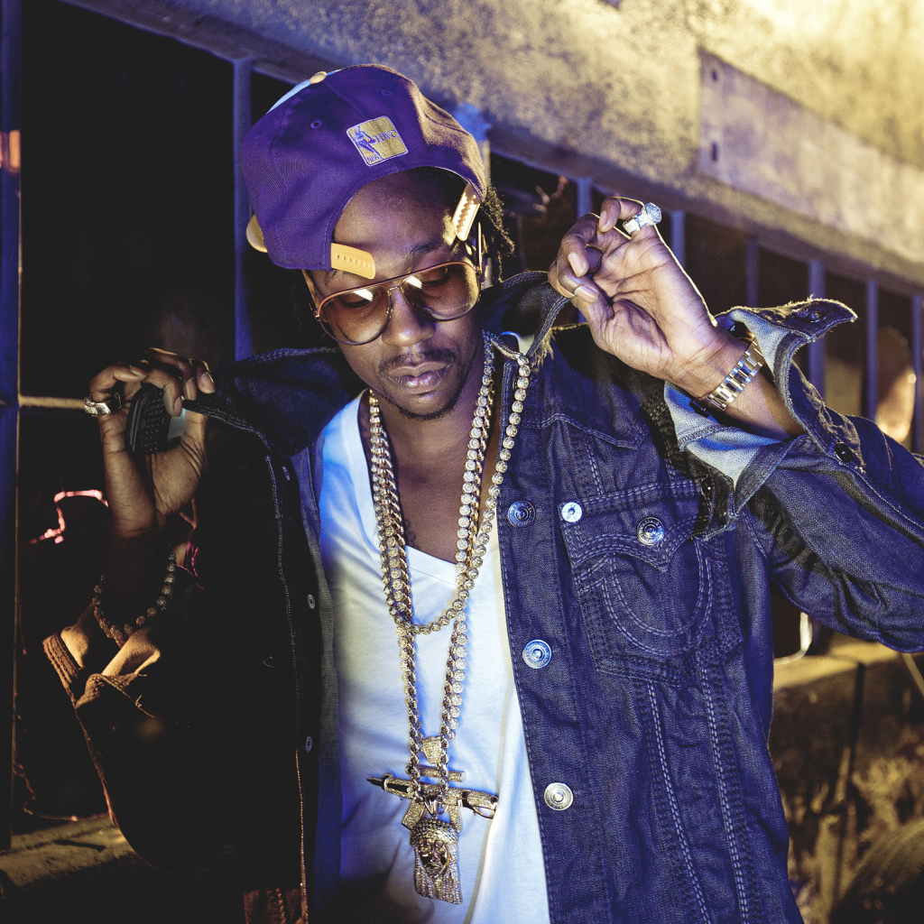 Рэпер перед выступлением