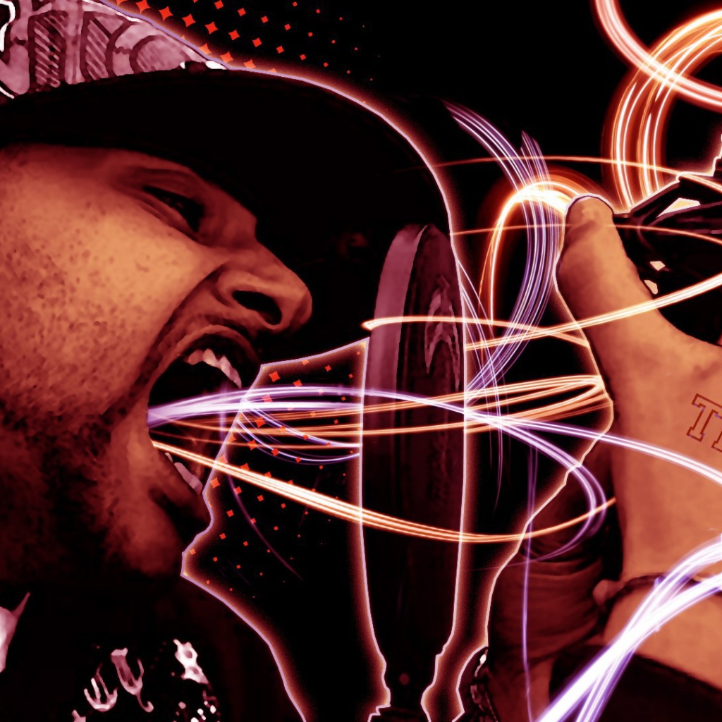 Певец в студии