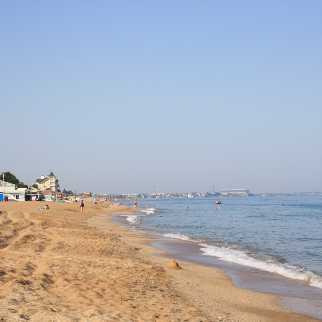 Золотой пляж на Азовском море