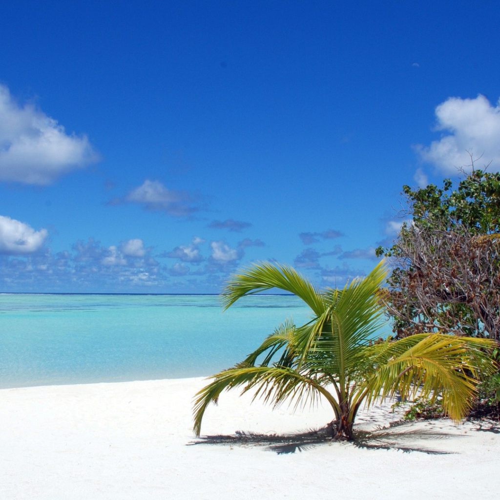 Пляж на Мальдивах