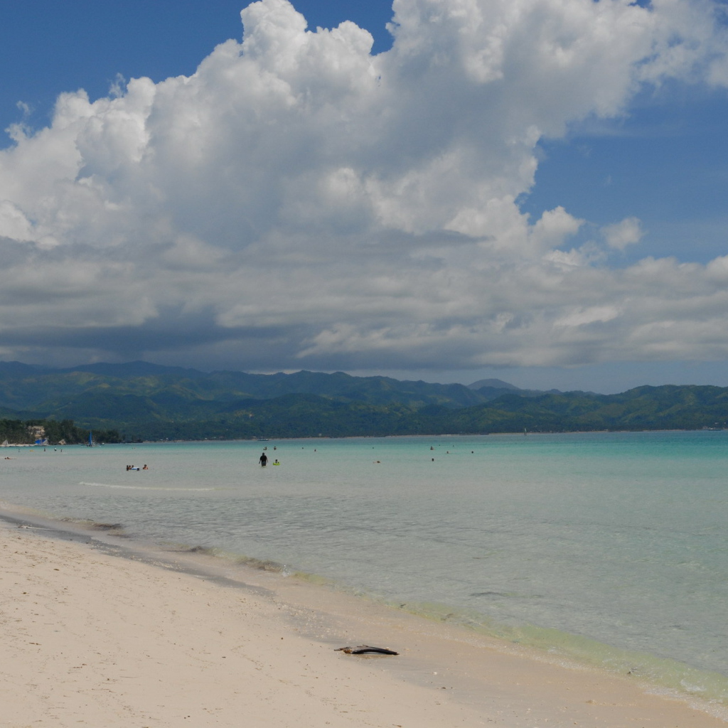 Белый пляж на Острове Боракай