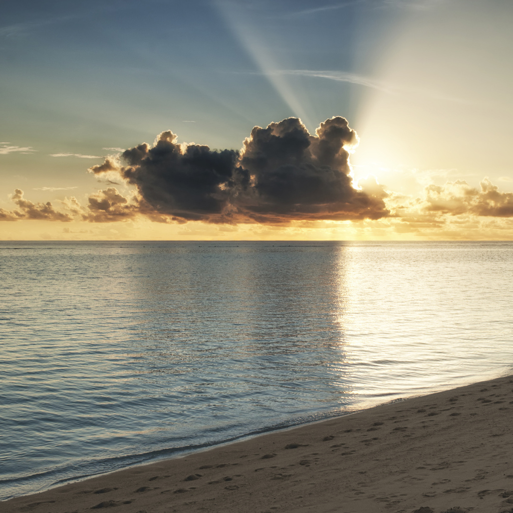 Закат на Мальдивах