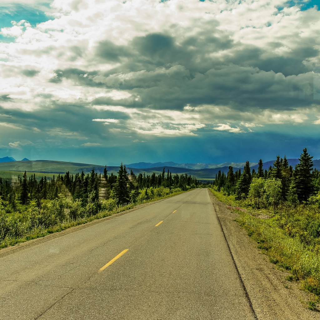 Облака над равниной