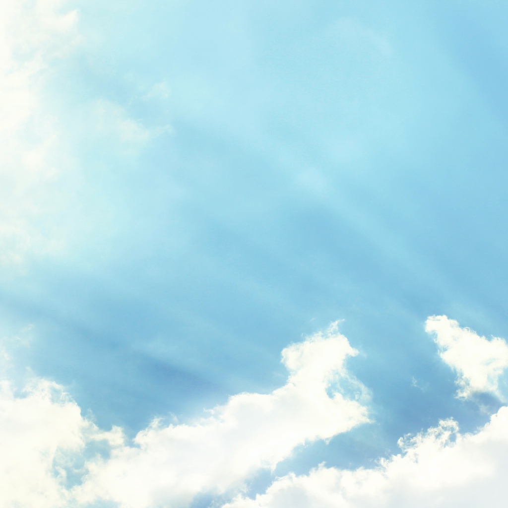 Сияние солнца в небе