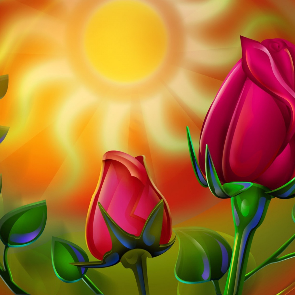 Солнечная роза