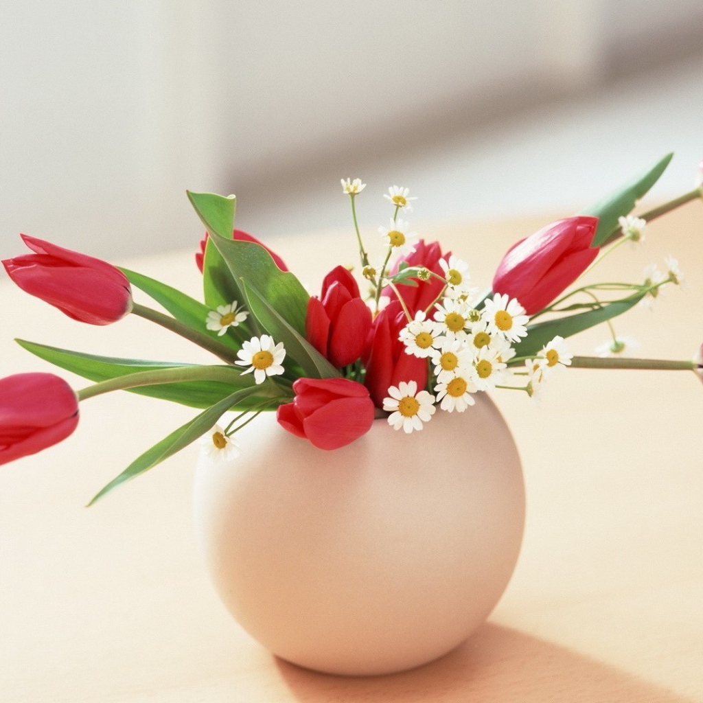 Ваза с цветами