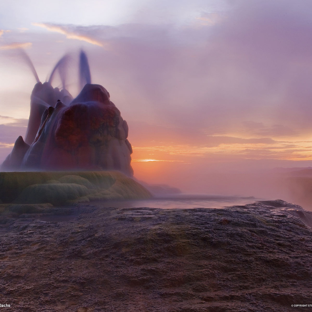 Гейзеры на горе