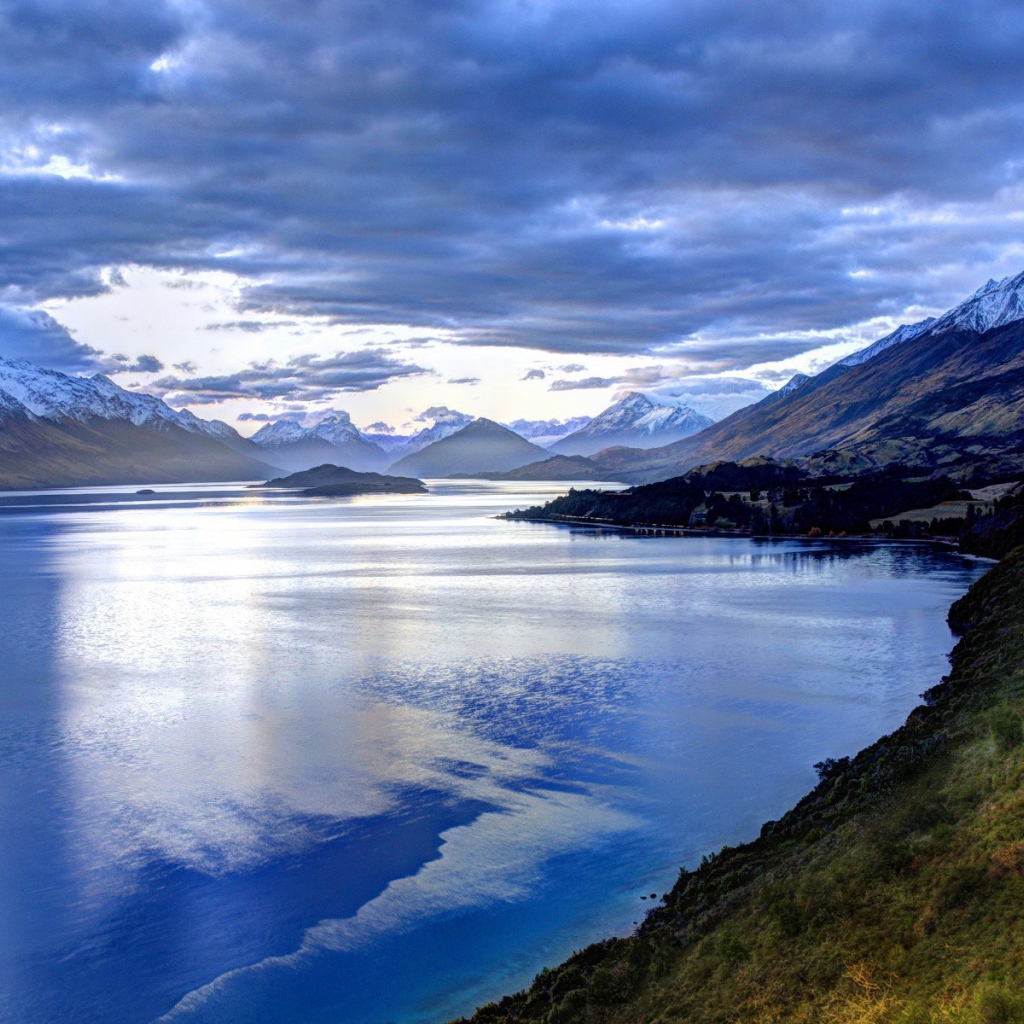 Пейзаж Новой Зелландии