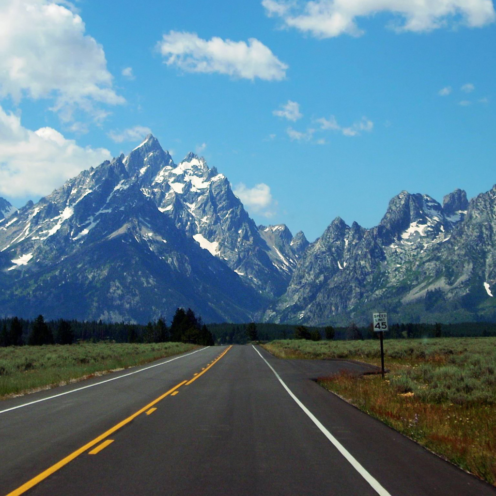 Дорога к снежным горам