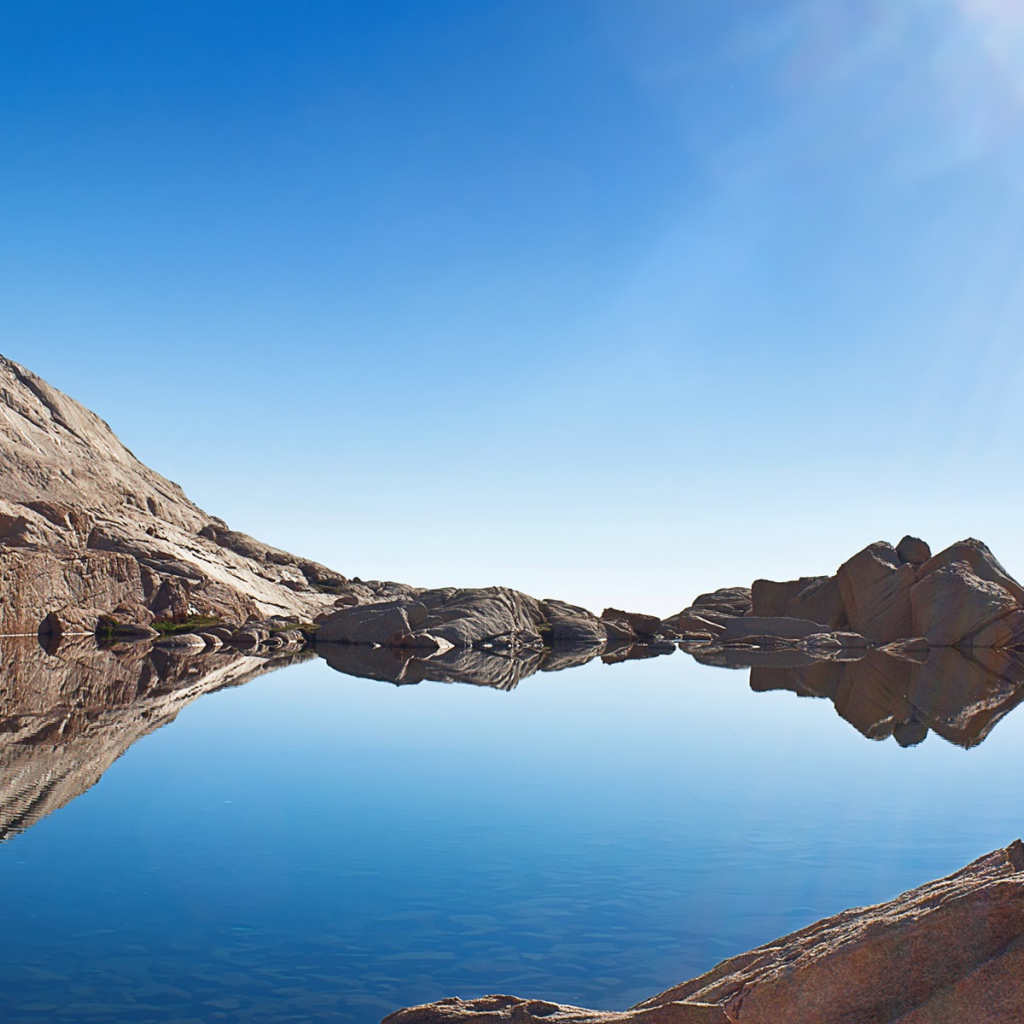 Озеро в Калифорнии