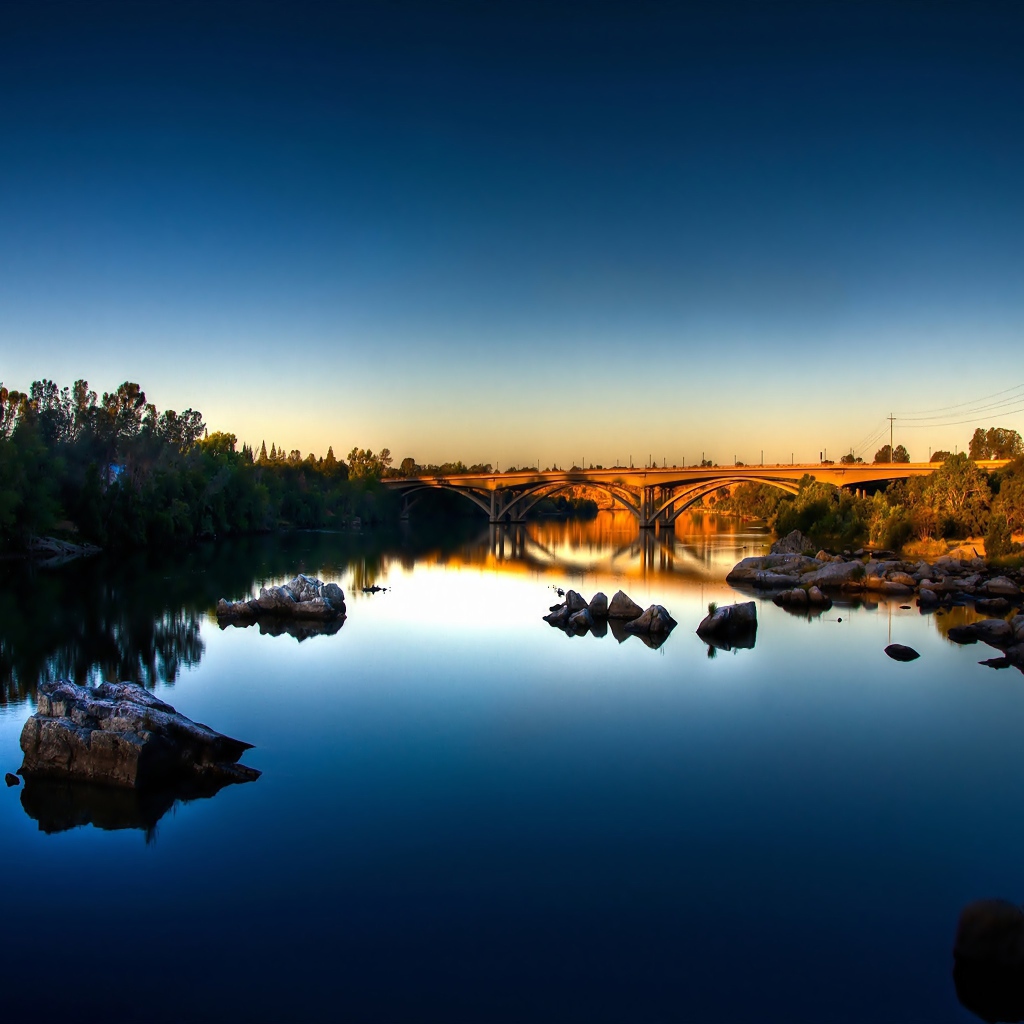 Мост через голубую реку