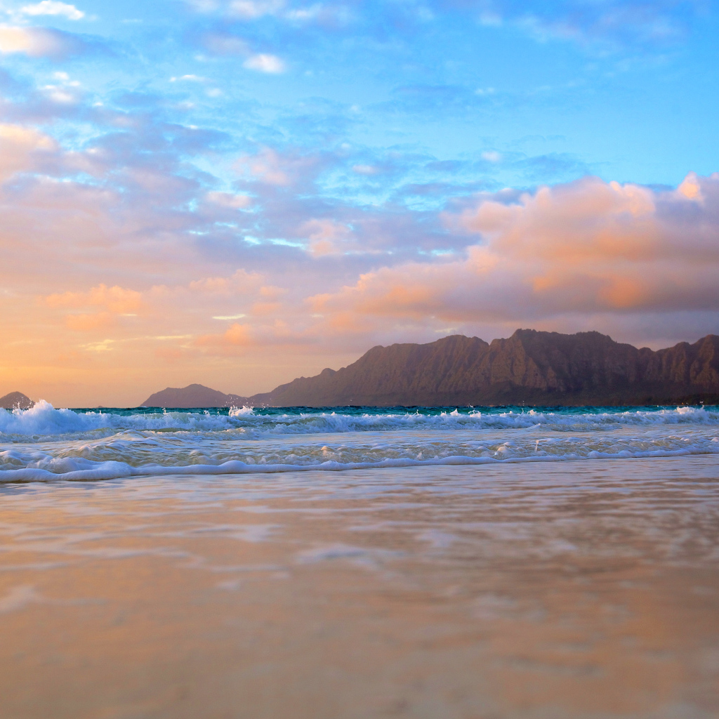 Море и чудесный рассвет