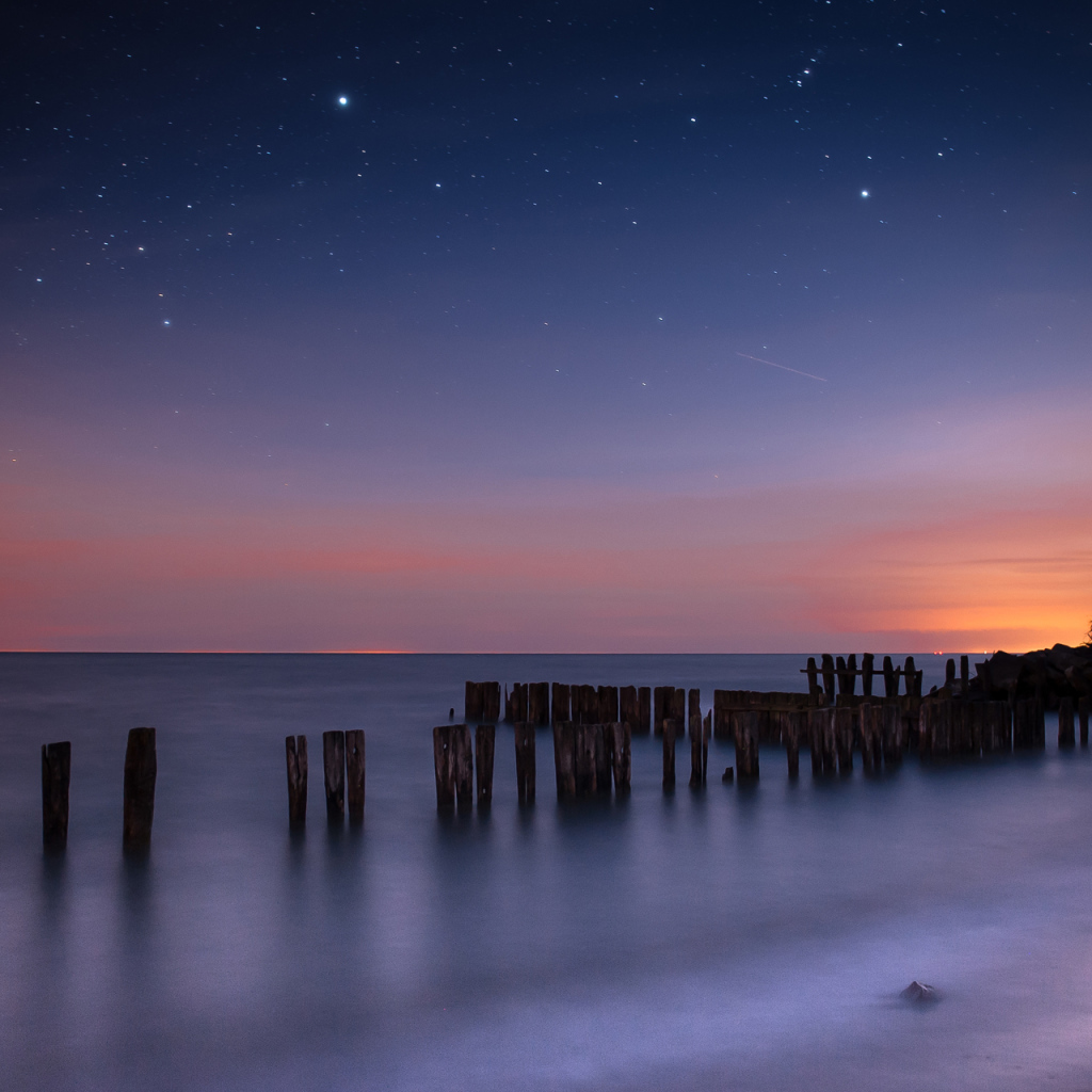 Звездная ночь на море