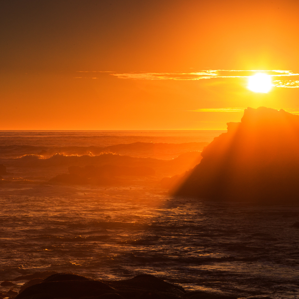 Великолепное место для заката