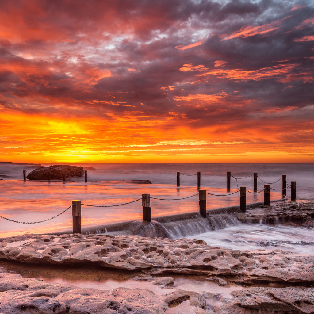 Оранжевый закат